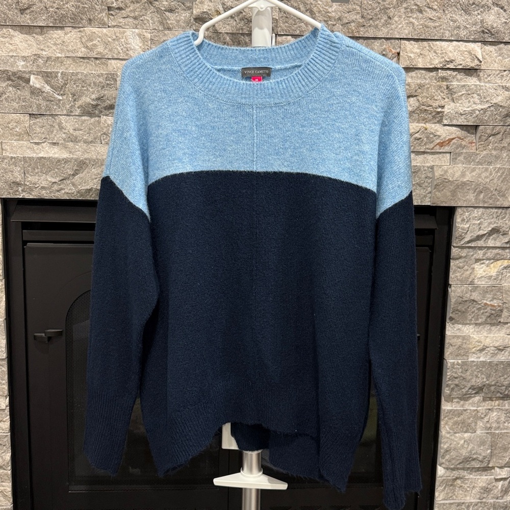 Vince Camuto Blue Knit Sweater - Picture 4 of 5